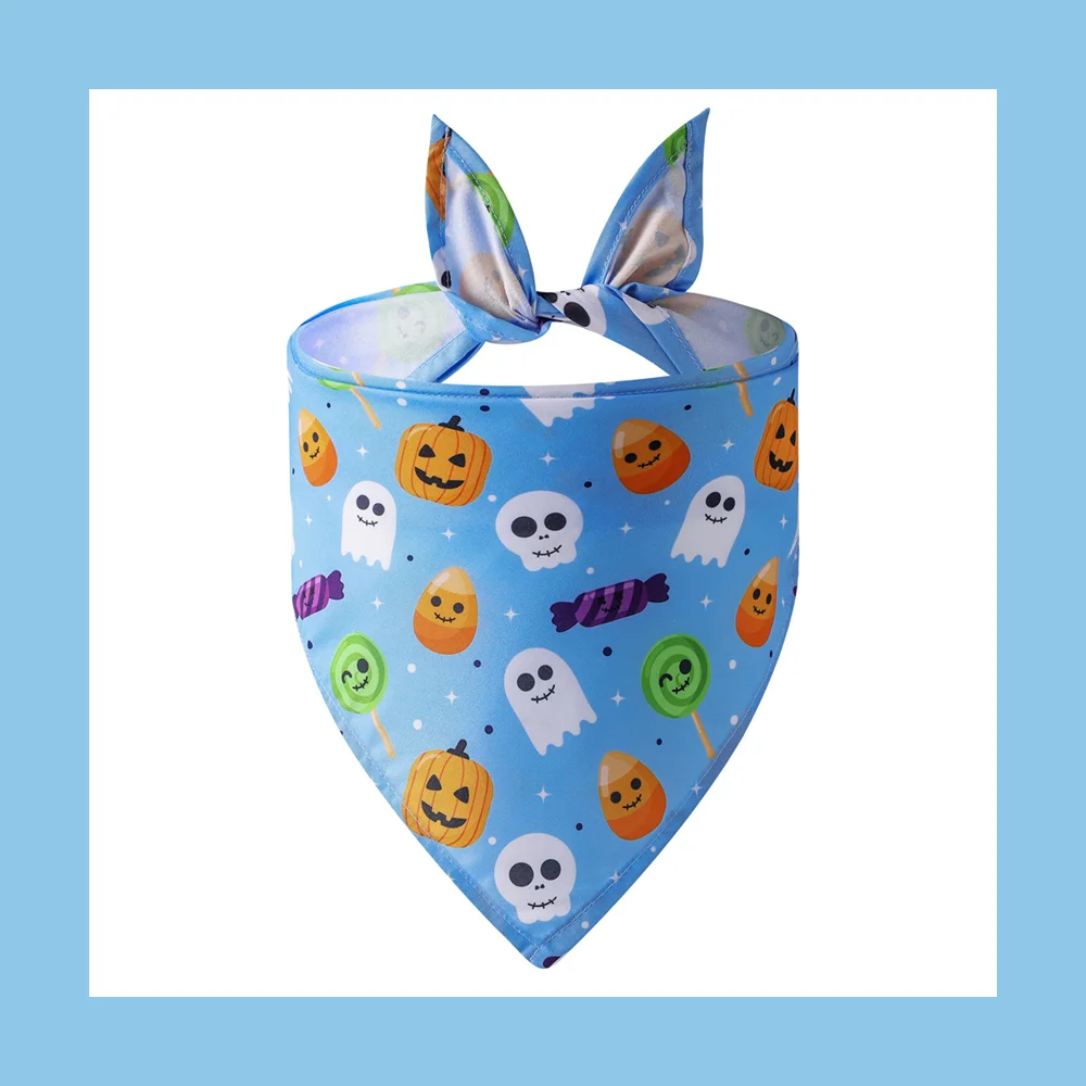 Title 8, Halloween Pet Dog Triangle Scarf Festival Dog B...