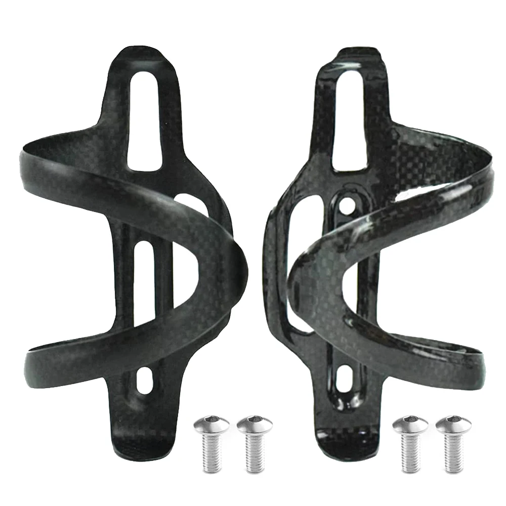 Ultra Light Full Carbon Fiber Bicycle Water Bottle Cage Bike Drink Holder Lightweight for MTB Mountain Bike Road Cycling