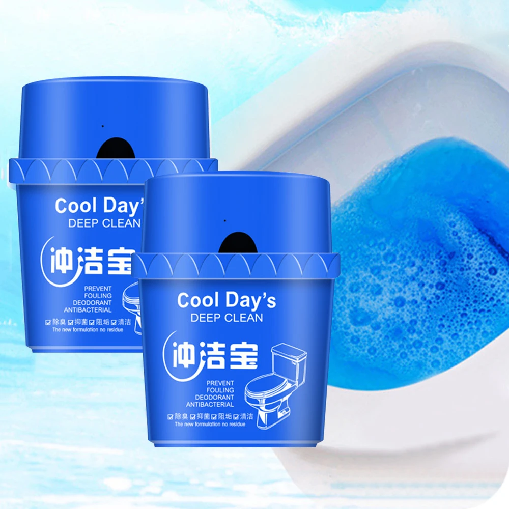 1/2/3PCS Toilet Cleaner Tablets Powerful Toilet Cleaner Effervescent Tablet Deodorant Solid Cleaner Automatic Toilet Bowl Tank Bathroom