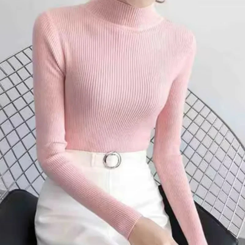 Women’s Mock Neck Knitted Sweater 4
