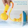 Bath Toys Yellow Duck Shower Toys Electric Rotating Water Spray Sprinkler Toys Baby Faucet Bathing Water Spray Shower Head 2