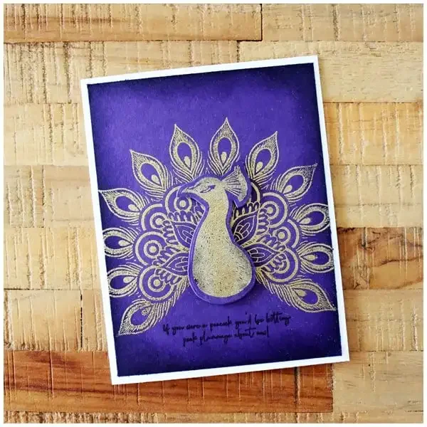 Album Card DIY PaperPeacocks Bold Peacock Mask Feather Metal Cutting Dies Silicone Stamps Scrapbooking Stencil Photo Embossing
