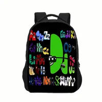 16inch Alphabet Lore Letter Legend School Bag Backpack Elementary School Students Kindergarten Backpack Kids Waterproof Knapsack 2