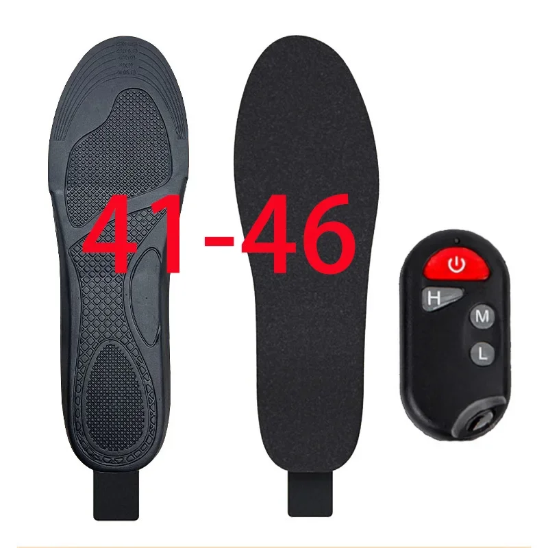 Winter Heated Insoles USB Wireless Temperature Adjustment Electric Foot Thermal Pad 12 Hours Warm Sock Pad