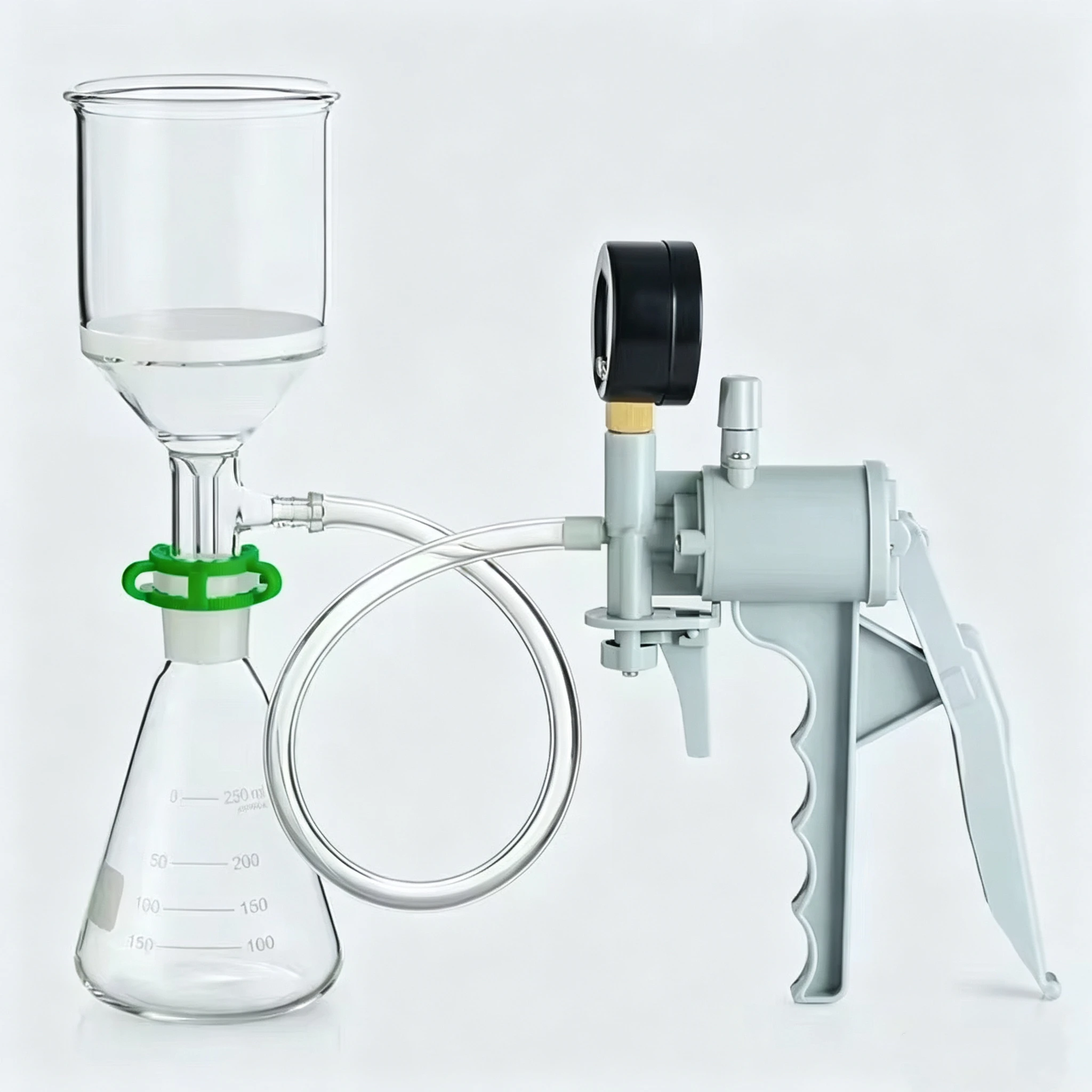 250/500/1000ml,24/29,Suction Filtration Kit,70mm Filter Funnel,Glass Flask,Vacuum Pump
