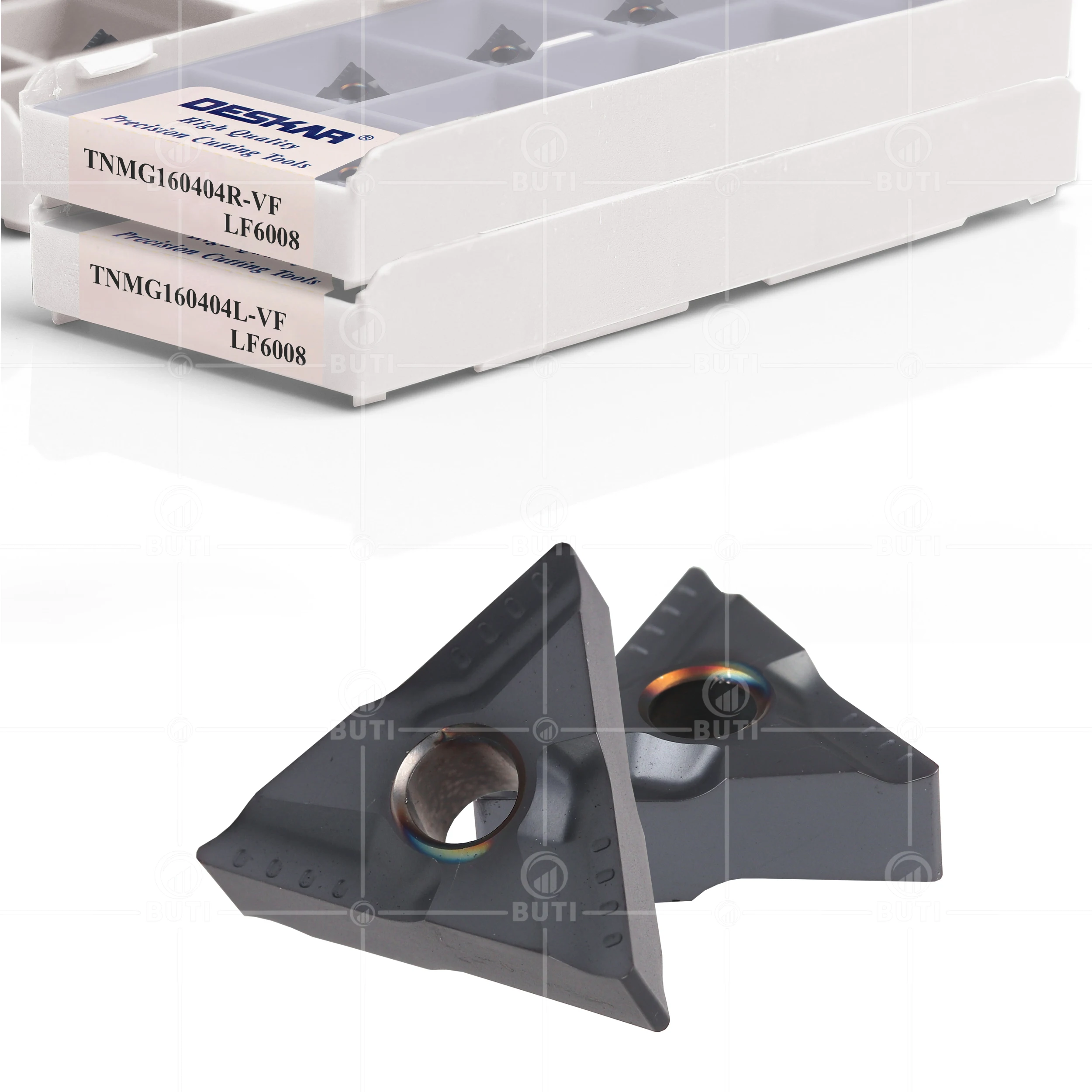DESKAR 100% 오리지널 TNMG160404 R-VF TNMG160408 L-VF LF6008 터닝 인서트 선반 절삭 커터 스테인리스 가공용
