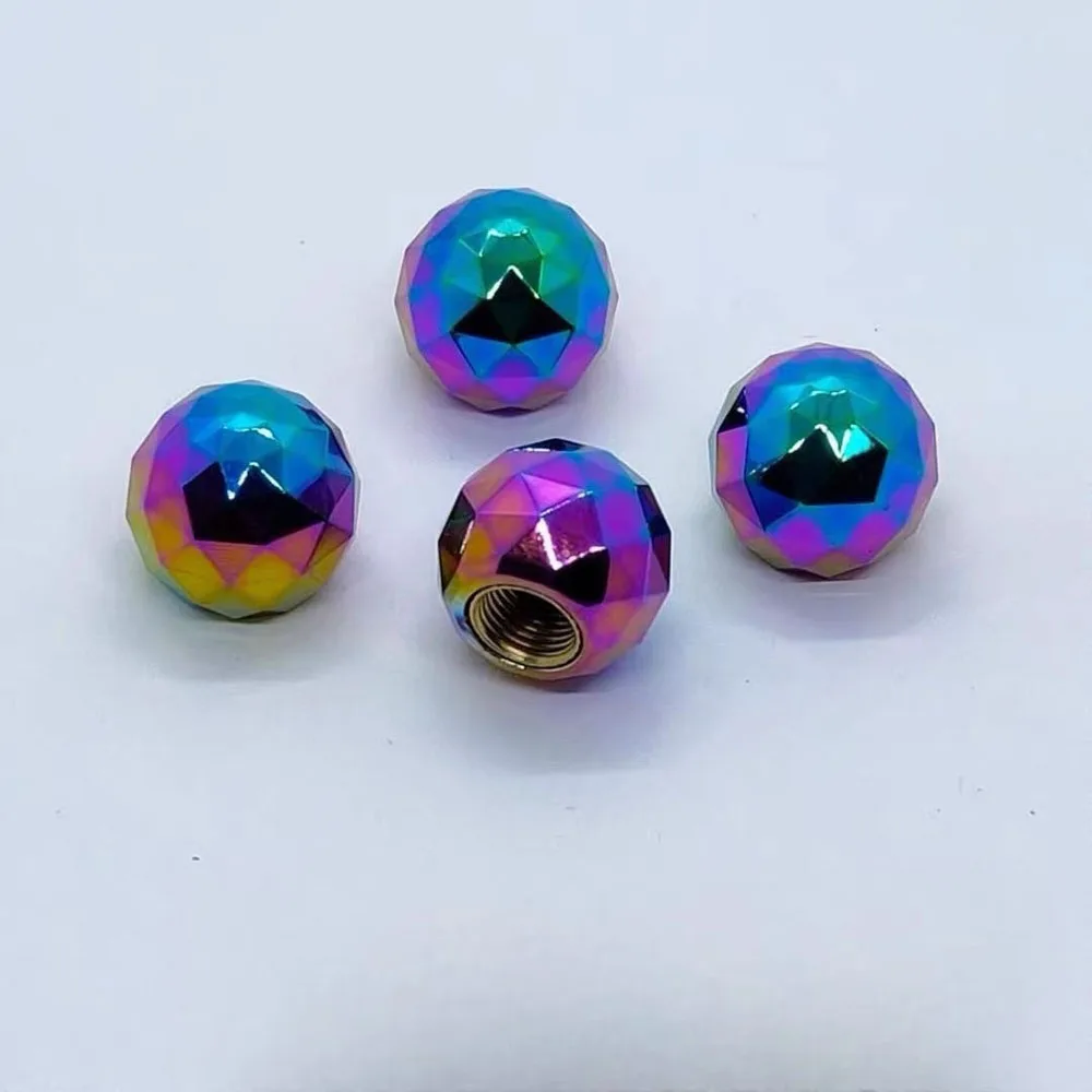 타이어 밸브 스템 캡, O 고무 링 포함, 자동차, SUV, 트럭, 자전거, 오토바이용 범용 구리 코어 타이어 밸브 스템 커버