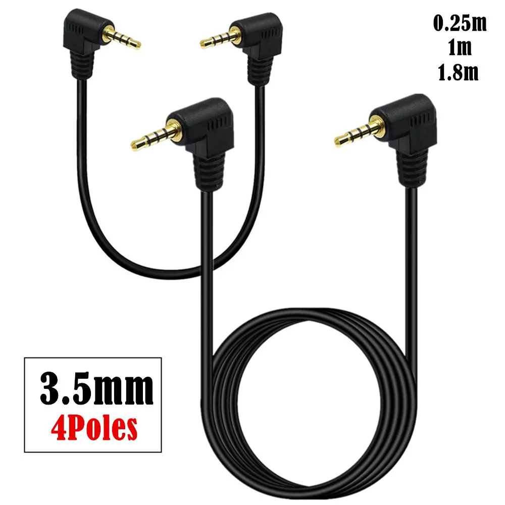 Amazon.com: PremiumCord 3.5mm 4 Pin Jack Cable Audio and Voice Transmission  Allows Microphone Aux Headset Audio Connection Cable M/M Length 3 m :  Electronics