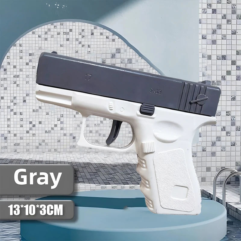 Mini desert eagle mechanical continuous firing water gun for kids summer outdoor beach toy