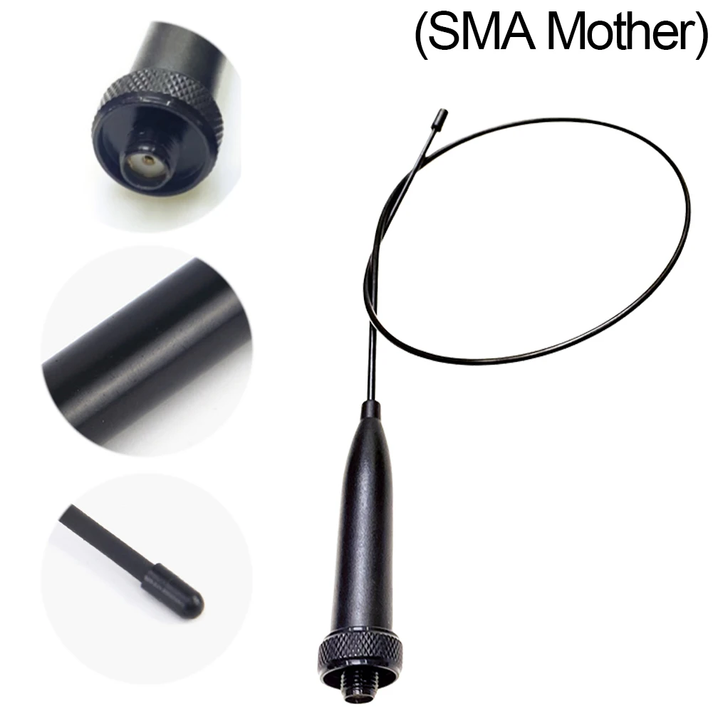 SMA Female/SMA Male Telescopic Antenna External Omnidirectional High-Gain Antenna for Walkie Talkie UV-5R UV-XR