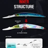 Deep Diver Minnow Sinking Fishing Lure Wobblers 130mm 24g Crystal 3D Hard Bait Megabass Cranbait Japanese Wobblers for Pike Bass 5