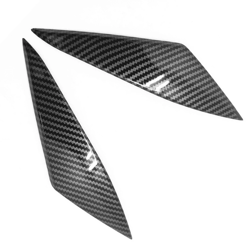 

Motorcycle Parts FAIRING TRIM FRAME 2 PCS ABS Carbon Fiber Black Look FAIRING TRIM FRAME COVER Gas Tank Side Cover Fairing
