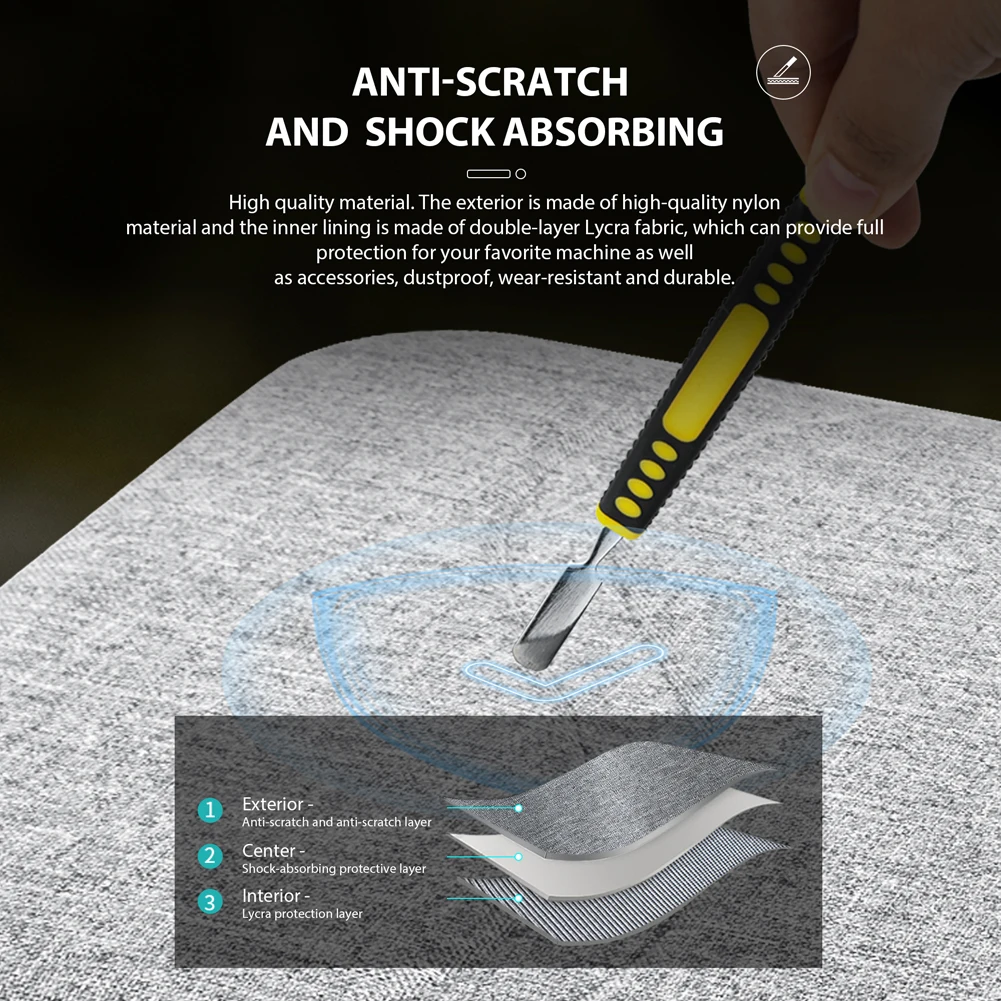 Sac de transport étanche pour drone DJI Neo - Gris clair