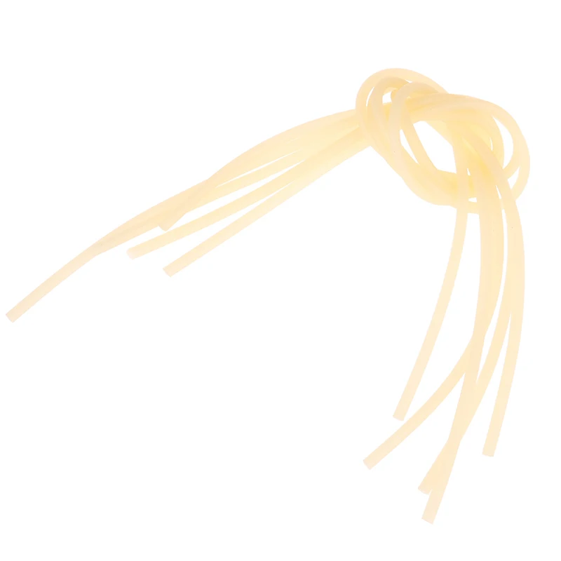 5pcs/lot Bicycle Tire Valve Core Hose Bike Small Rubber Band British Valve Core Hose Elastic Beige Tube Bicycle Accessories