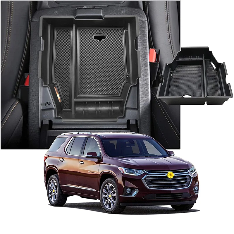 

For Chevy Traverse 2018 2019 2020 2021 2022 2023 Accessories Center Console Armrest Organizer Tray Storage Box Stowing Tidying