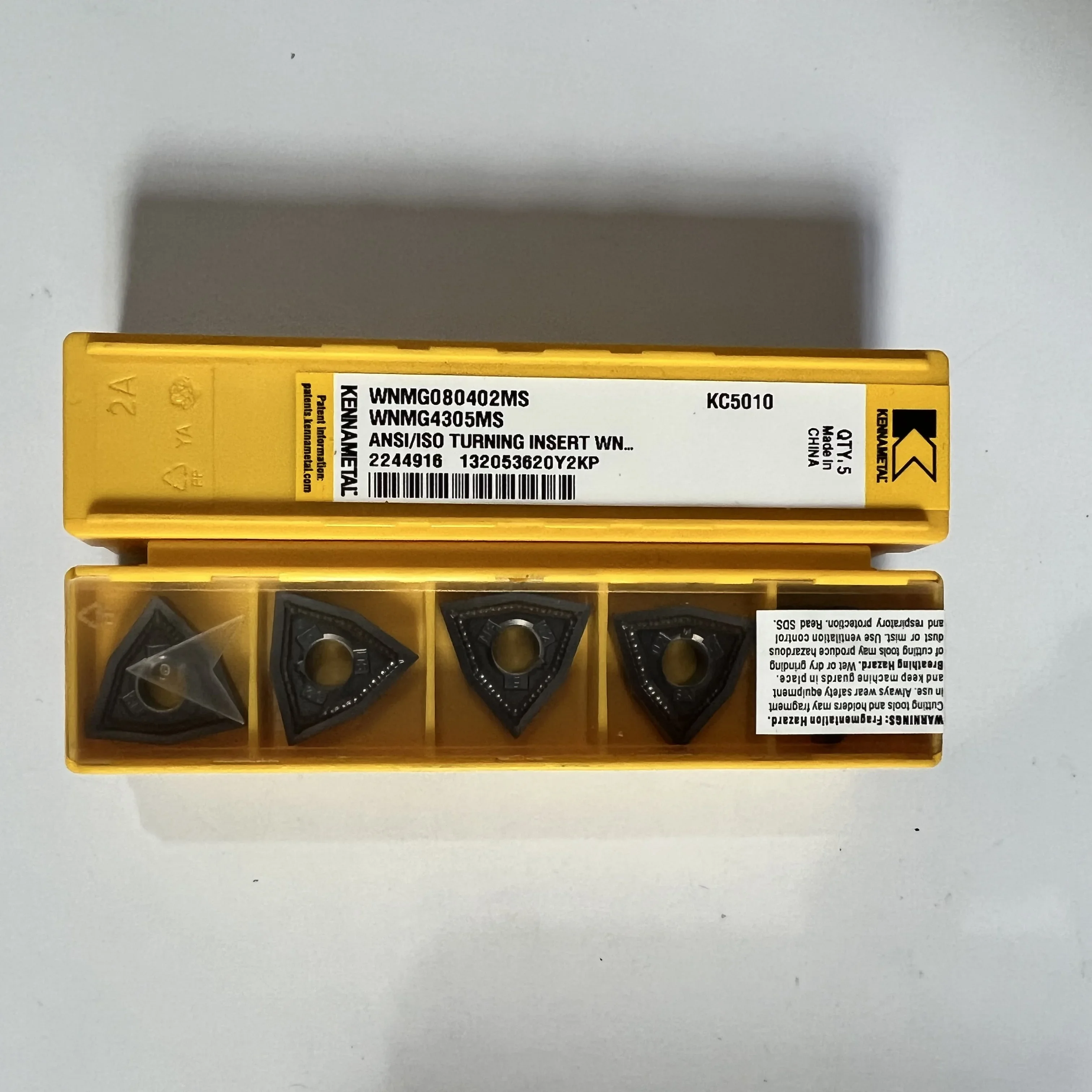 

WNMG080402MS KC5010 CNC фрезерный инструмент твердосплавный токарный инструмент