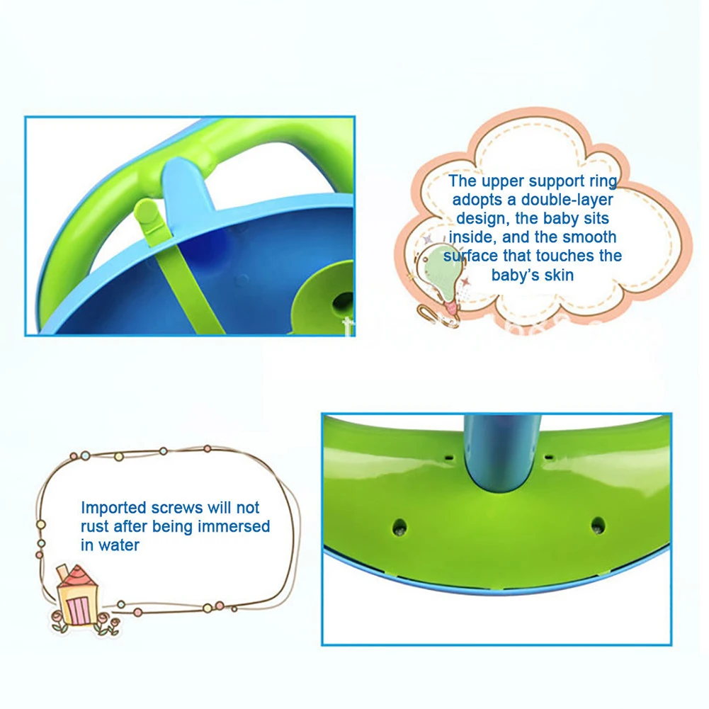 Baby Bath Seat Baby Bath Tool Baby Bath Chair with Suction Cups Low Temperature Resistance Safe Material Tool Suitable for Newborn Boy Shower Tub