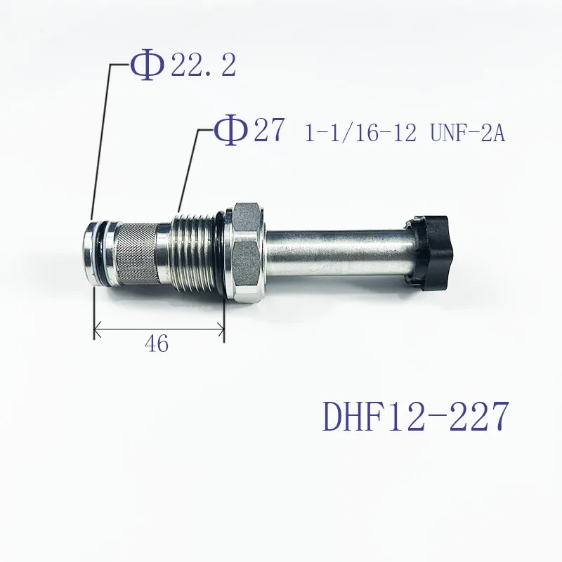 

Thread Insertion Two Position Two-way Normally Open DHF12-227 SV6-12-2NOSP Electromagnetic Hydraulic Valve