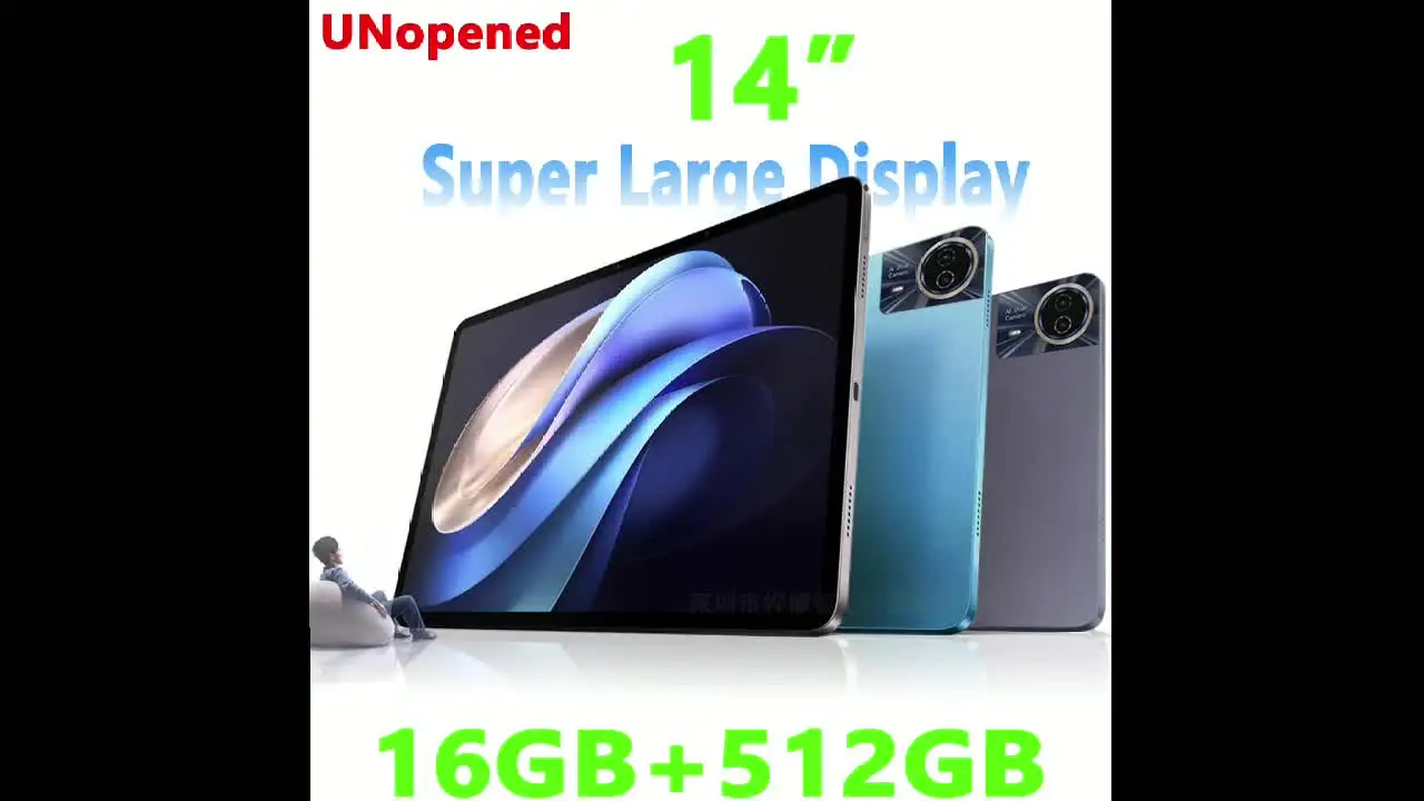 Tablette Android 13 Tablette 11 Pouces 16Go RAM+256Go ROM (TF 1To) 2K