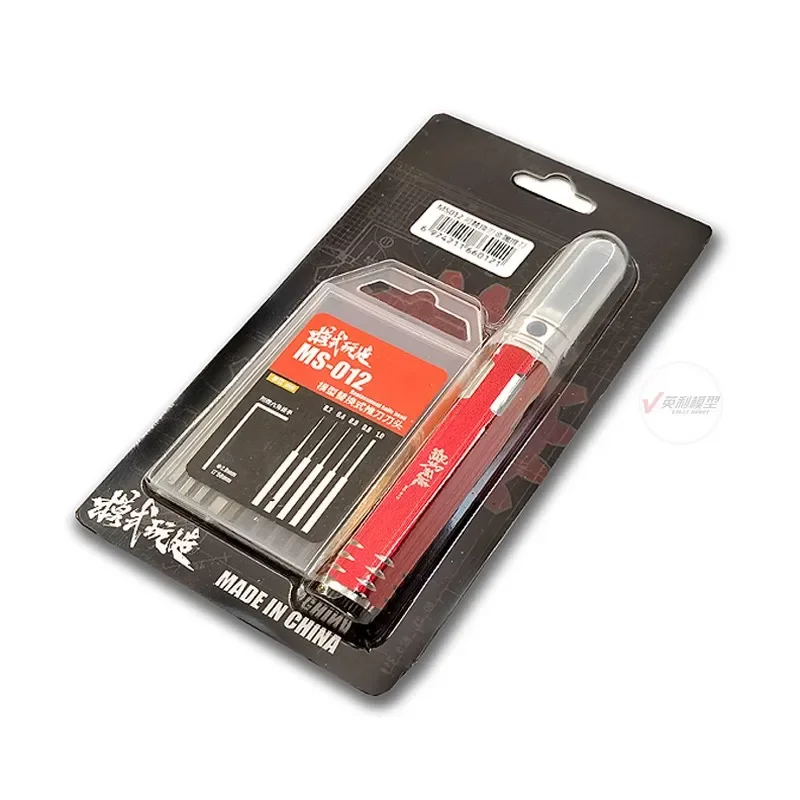 5 in 1 Replaceable Blade Precise Pushing Knife Carver Line Nicking Tool for Model Kit DIY Model Tools