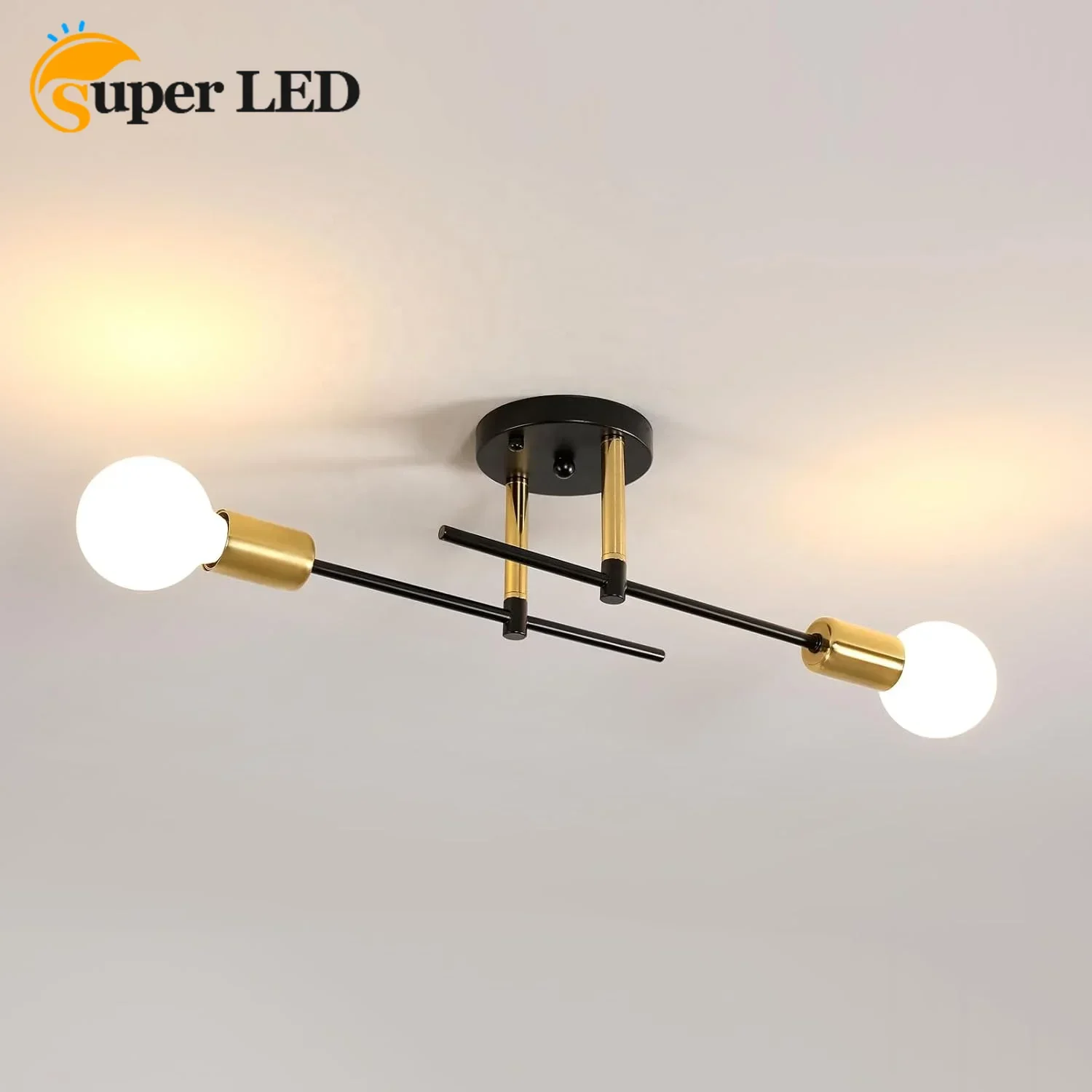 LED Ceiling Light 2 Heads Surface Mounted Ceiling Lamp Modern Minimalist Creative Iron for Bedroom Hallway Study led ceiling light ceiling light