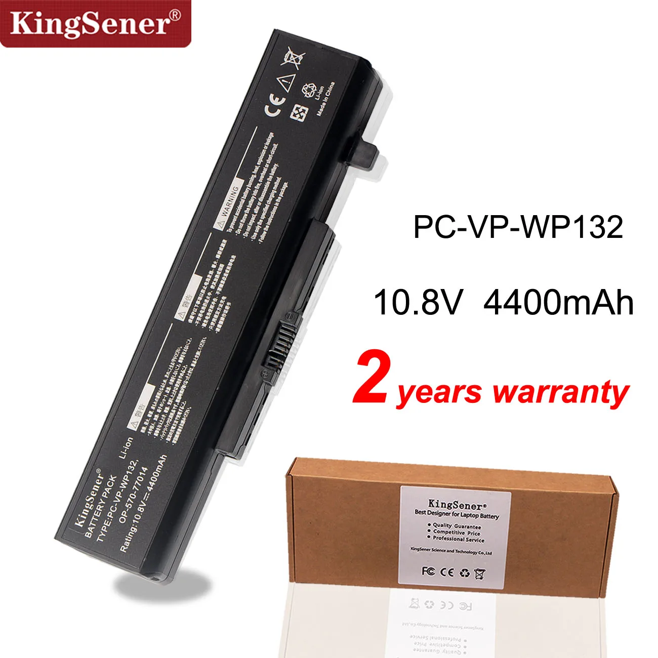 

KingSener 10.8V 4400mAh PC-VP-WP132 Laptop Battery For NEC PC-VP-WP132 VF-G/F/H VK18E/F LE150/L/R LE150/M/J/N Series