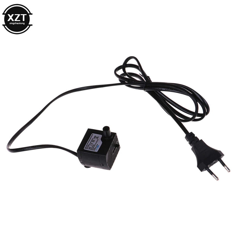 Mini AC 220V 3W Submersible Water Pump Aquarium Fountain Air Fish Tank Pond Water Pump EU Plug 220v Water Pumps