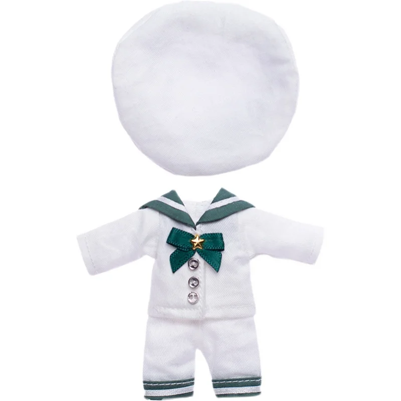 Ob11 Doll Clothes Navy Suit School Uniform Doll Sailor Suit Clothes Top Shorts Hat For Molly Gsc Doll p9 1 / 12bjd Doll 5