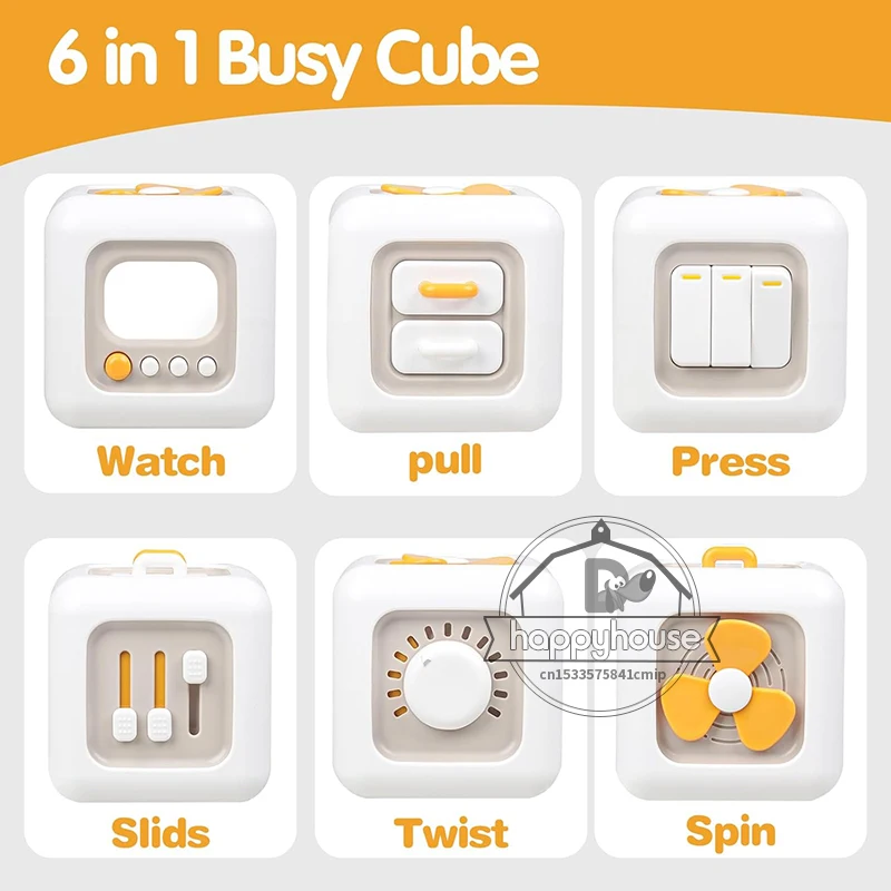 Activity Cube Toys for  Toddlers 1 Year Old Boys Girl Montessori Toy Learning Toys Baby Toys 12-18 Months Baby Fine Motor Skill 2