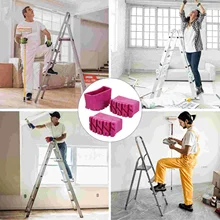  4pcs Ladder Foot Covers Folding Ladder Feet Covers Ladder Non-Skid Feet Pads Rubber Feet Cover 