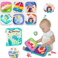 Montessori Felt Book Baby Busy Board Toys Early Educational Sensory Activity Book Preschool Learning Toy for Children 1 2 3 Year 1