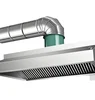 Good Quality  201/304 Stainless Steel Commercial Hood Exhaust Kitchen Extractor Range Hoods 1