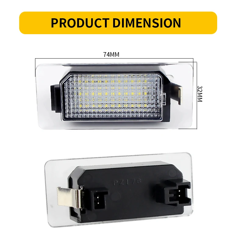 Enhanced LED License Plate Lights