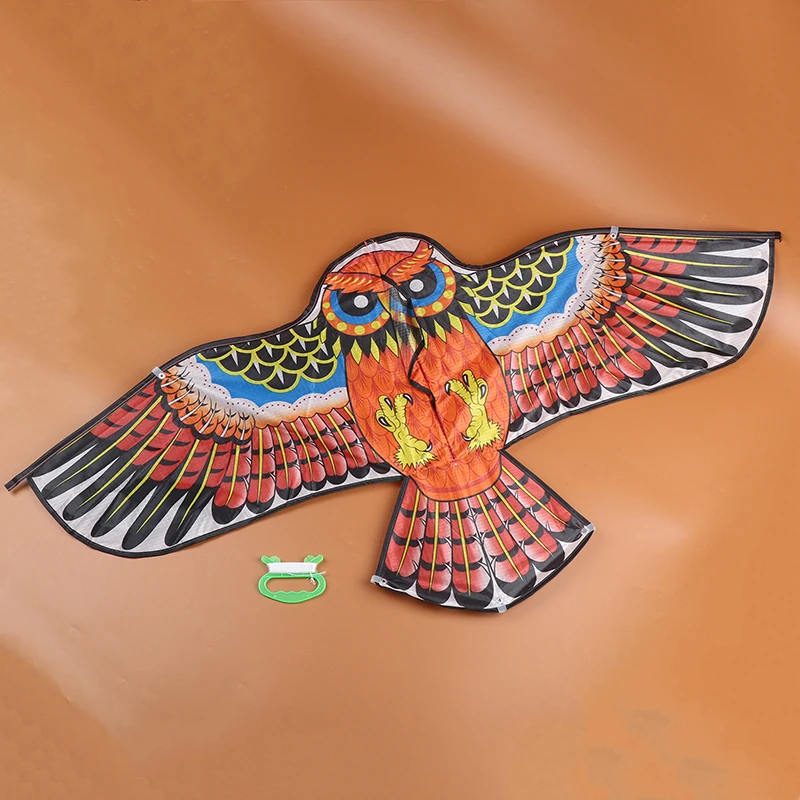 1.2M Eagle Owl Phoenix Kite Con 30M Line Large Eagle Flying Bird Aquiloni Regalo Per Bambini Viaggi In Famiglia Giardino Sport All'Aria Aperta Giocatt