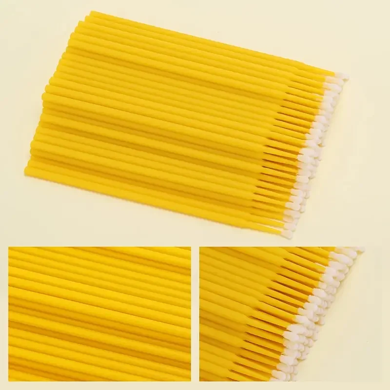 500 PCS Disposable Microbrush Applicators Microfiber Wands for Eyelashes Extensions and Makeup Application makeup brushes eyeshadow sponge applicators lip makeup applicators makeup tool set eyelash accessories eyelashes brush disposable eyelash brushes