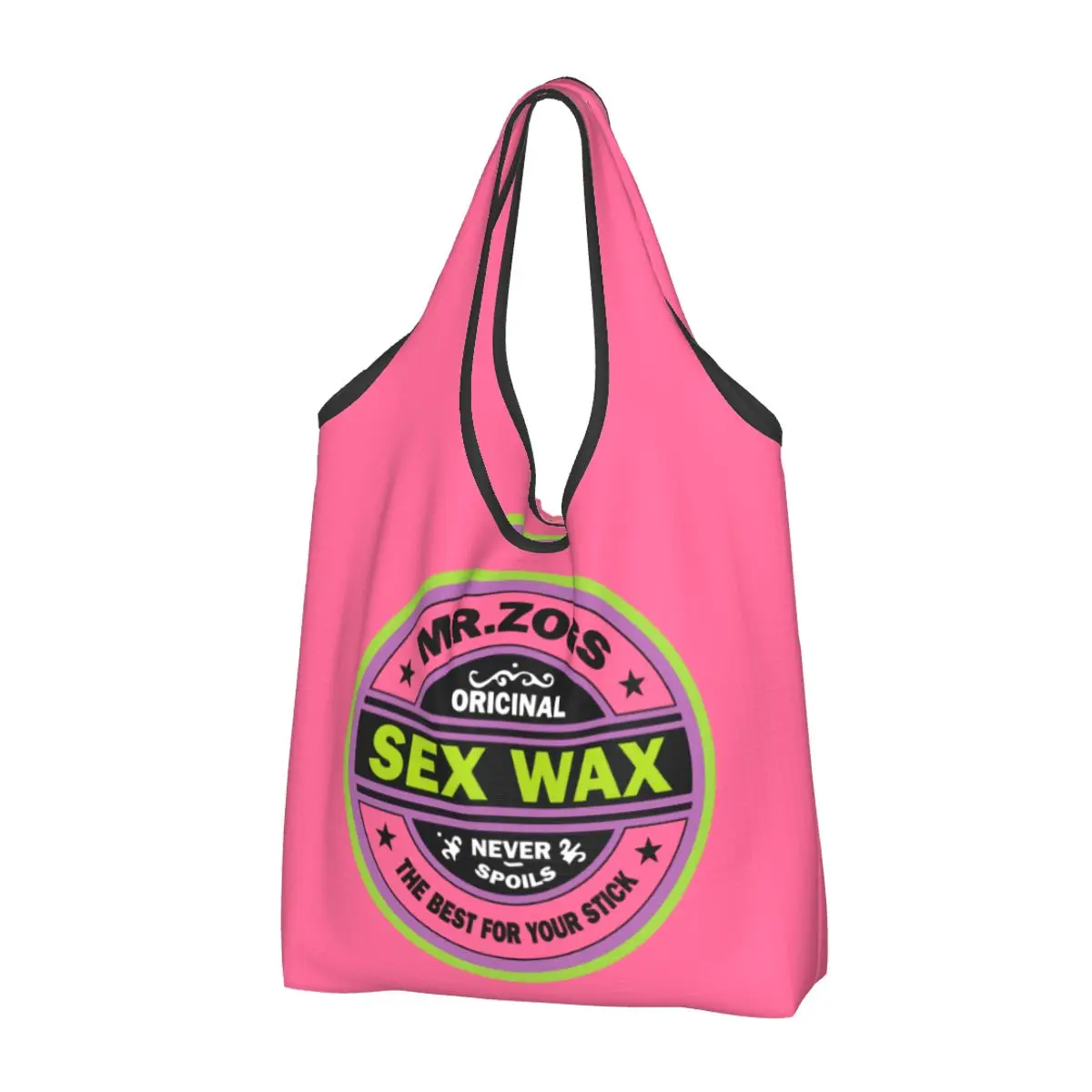Mr Zogs Surf Sex Wax Generi Alimentari Tote Shopping Bag Donna Fashion Shoulder Shopper Bag Borse Di Grande Capacità