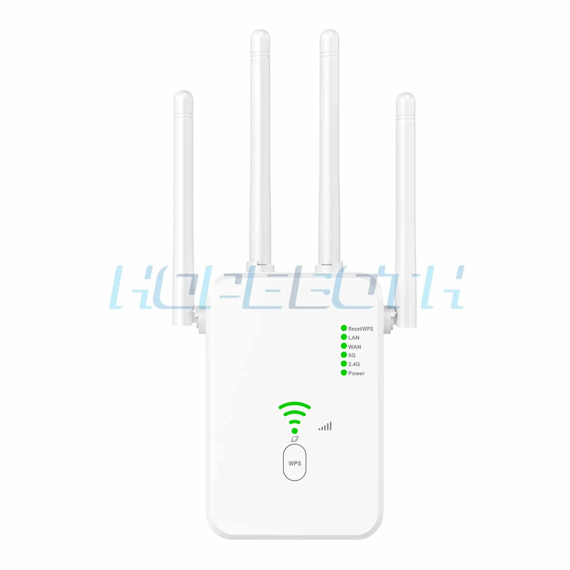 5Ghz Wireless WiFi Repeater 1200Mbps Router Wifi Booster 2.4G Long Range Extender 5G Wi-Fi Signal Amplifier Repeater Black/White