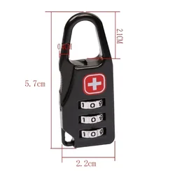Mini Alloy Anti - Theft Combination Padlock for Travel and Outdoor Use (1PC)