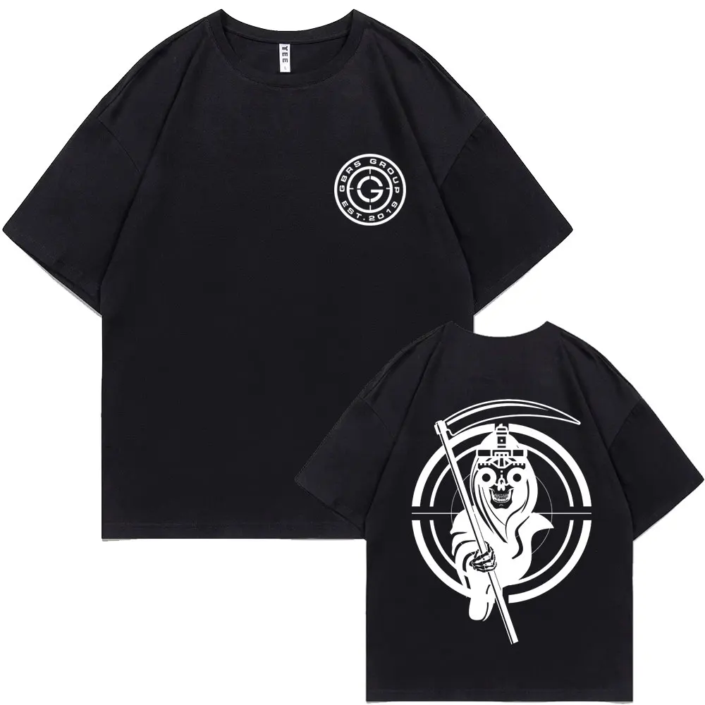 

Forward Observations Group Double Sided Print T-shirt Funny Skeleton Graphic Tshirt Men Women's Fashion Oversized Short Sleeve