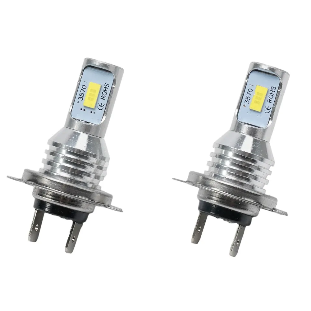 

2pcs Car H7 LED Headlight Bulbs Lights High Low Beam 55W 8000LM 6000K Super Bright Car Headlight Replacement Bulbs Accessories