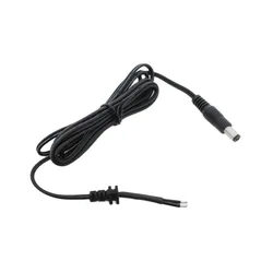 Power Adapter supply Cord DC Male Plug 2pin DC wire Cable 5.5*2.1mm Output for cctv camera laptop charger 150cm repair a