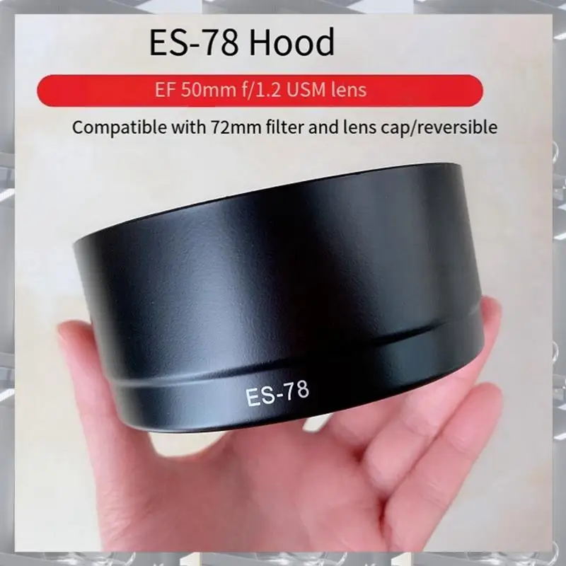 Canon EF 50mm f/1.2 レンズ ES-78フード付き Amazon | カメラレンズ