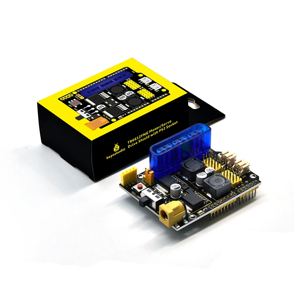 KeyestudioTB6612FNGMotorServoDriveShieldWithPS2SocketFor