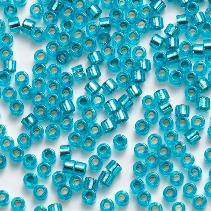 MKY Silver Line Dyed Color Beads 2.0MM Glossy Multiple Colors Glass Beads For DIY Needle Work Sewing Dress Adornment glass beads