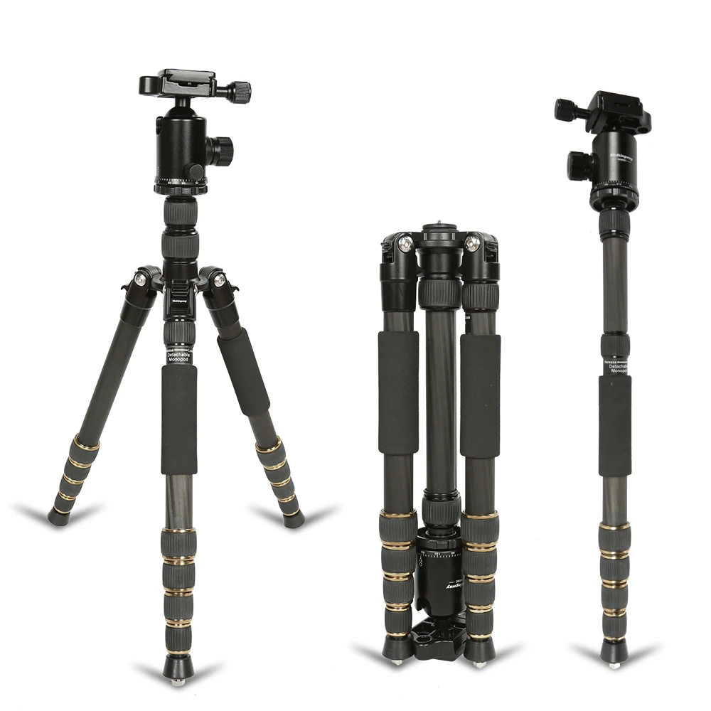 Carbon Fiber Tripod Monopod Professional Lightweight Stable Travel Cam Reliable Store