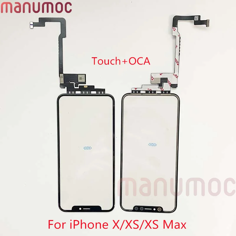 Flex Cable Glass With Touch Digitizer Screen For iPhone X XS MAX LCD Display Replacement Glass Screen Replacement