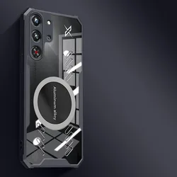 Graphene Heat Dissipation Shockproof Magnetic Game Case with Air - Bag Protection - Redmagic 9 Pro Plus (Black)