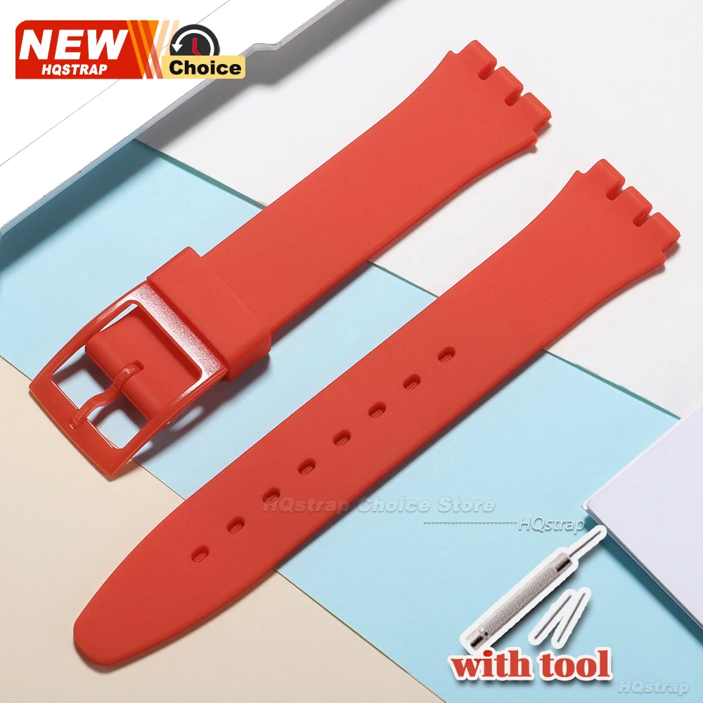 Vibrant Silicone Sport Strap - Waterproof Rubber Wristband with Tool