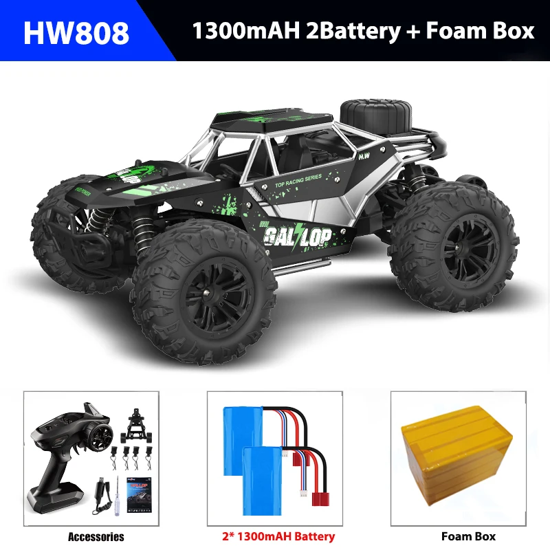 2023 New 1/16 Rc Car Off Road 4x4 2.4GHz RC Racing Car Electric High-speed  Cart Remote Control Cars Children Toys Gift