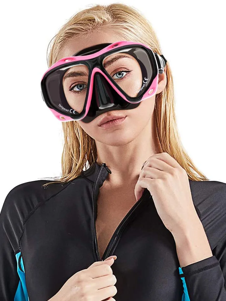 New Free Diving mask glasses Ultra low volume Snorkeling goggles for scuba dive for adults free breath diving